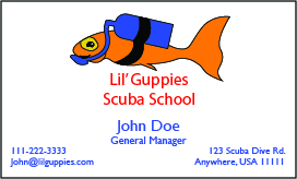 Lil' Guppies Business Card